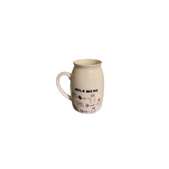 ASOS “Milk Menu” White Ceramic Mug - Picture 1 of 5